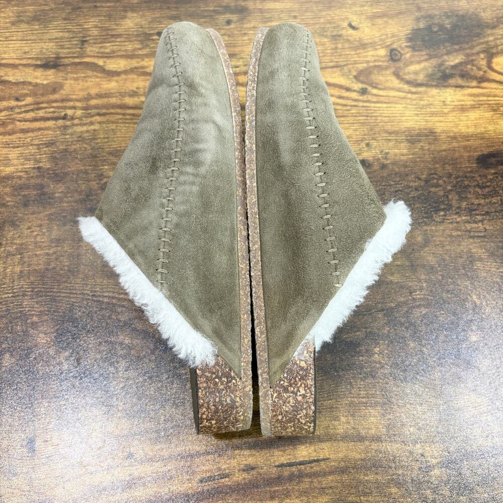 Jenni Kayne Size US 8 EU 38 Shearling-Lined Moc Clogs Slip On Comfort Luxe - Picture 4 of 11